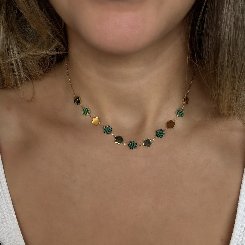 Collier Green Clover