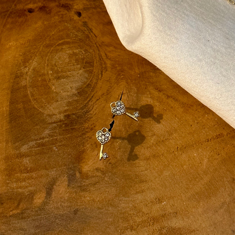 Boucles d'oreilles Clé