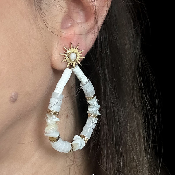 Boucles d’oreilles Blanca