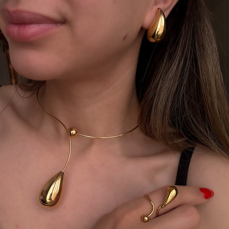 Collier ras de cou Goutte d’eau