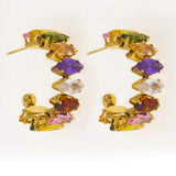 Boucles d’oreilles Cristal