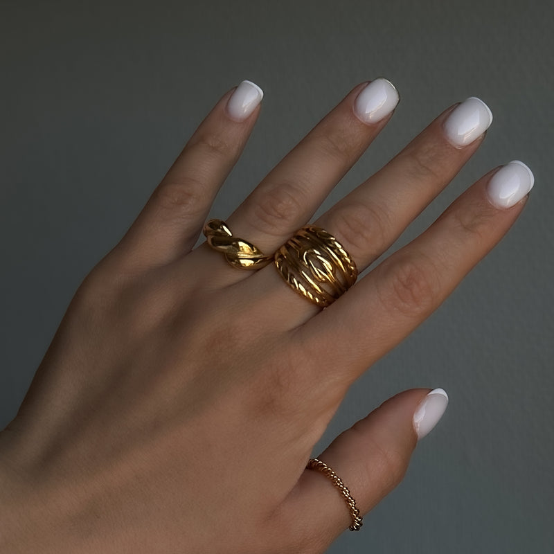 Bague Torsade