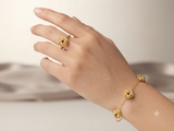 Parure noeud d’amour 4 pièces