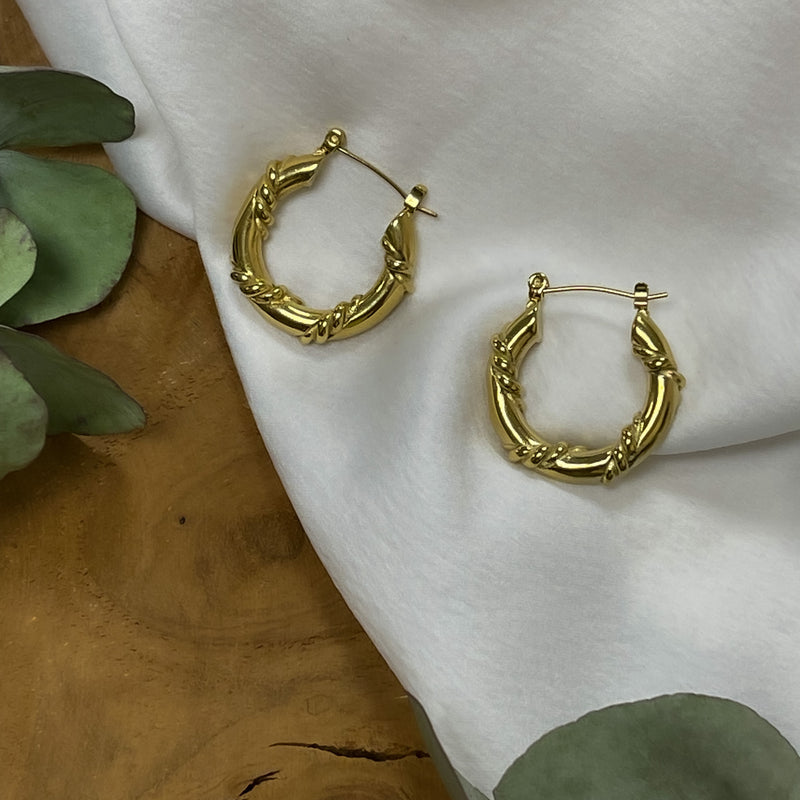 Boucles d’oreilles Créoles Élina
